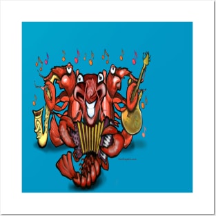 Crawfish Band Posters and Art